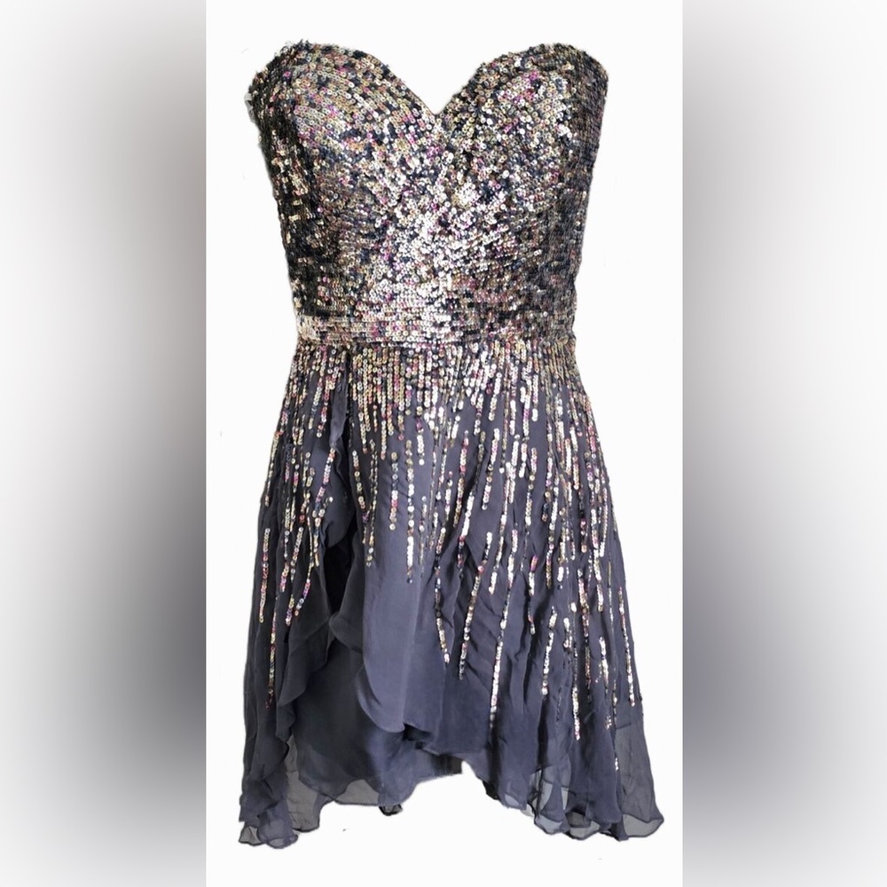 Sequin Embellished Dress Sherri Hill - Prom Dress - Homecoming Dress - Picture 2 of 4
